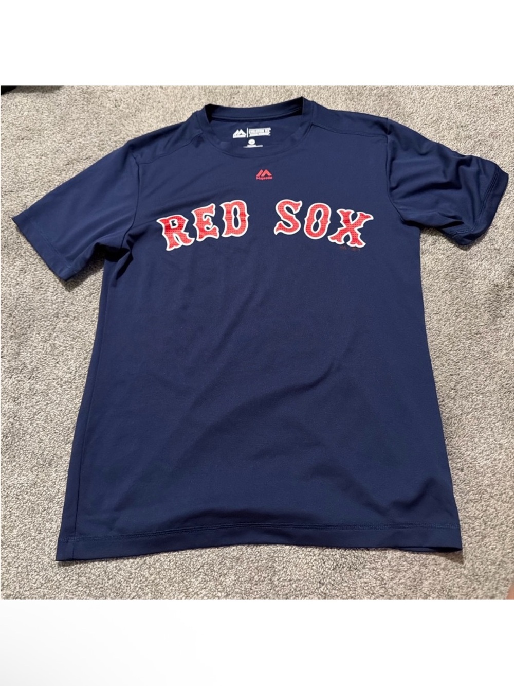 Majestic Navy Red Sox Graphic Shirt